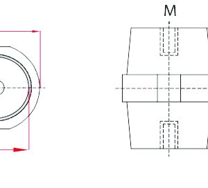 مقره شش گوش آچارخور جبال الکتریک hexagonal - تصویر 4