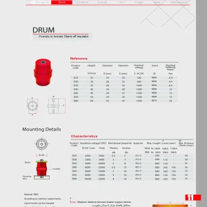 مقره اتکایی درام جبال الکتریک